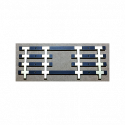 Raccord de module double voie échelle N entraxe 25mm