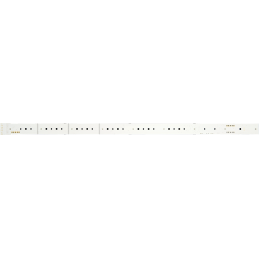 Réglette éclairage digitale longue grandes échelles blanc pur