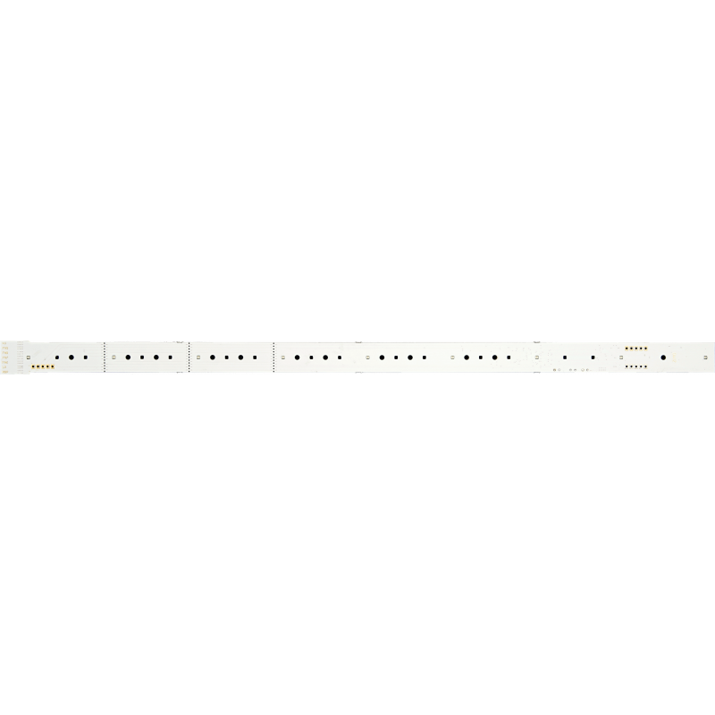 Réglette éclairage digitale longue grandes échelles blanc pur