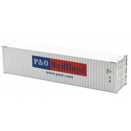 Container 40 pieds P&O Nedlloyd blanc